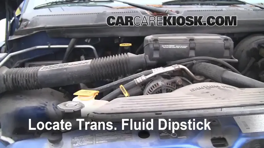 1997 Dodge Ram 2500 5.9L V8 Standard Cab Pickup Transmission Fluid Check Fluid Level